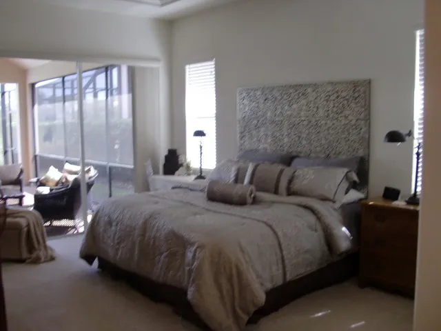 Master Bedroom with easy access to Covered Lanai