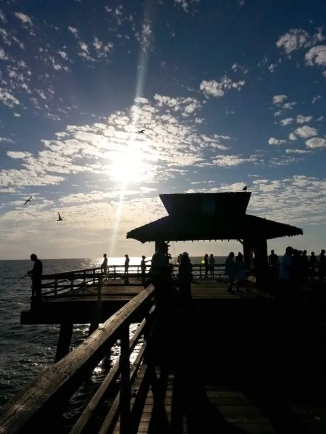 Naples Pier a few blocks away 