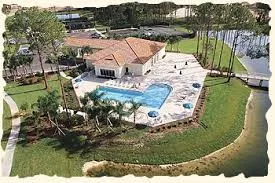 The clubhouse of Carlton Lakes will keep you active during your vacation!