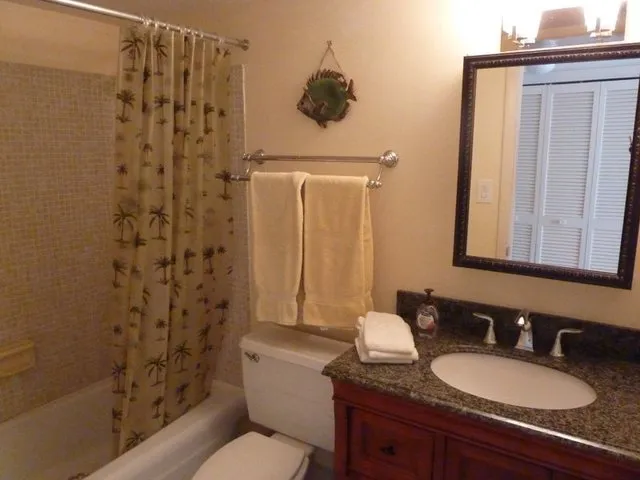 Bathroom with Granite vanity