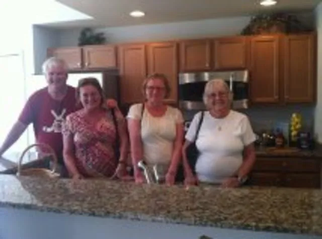 the Weller family in our Florida home...