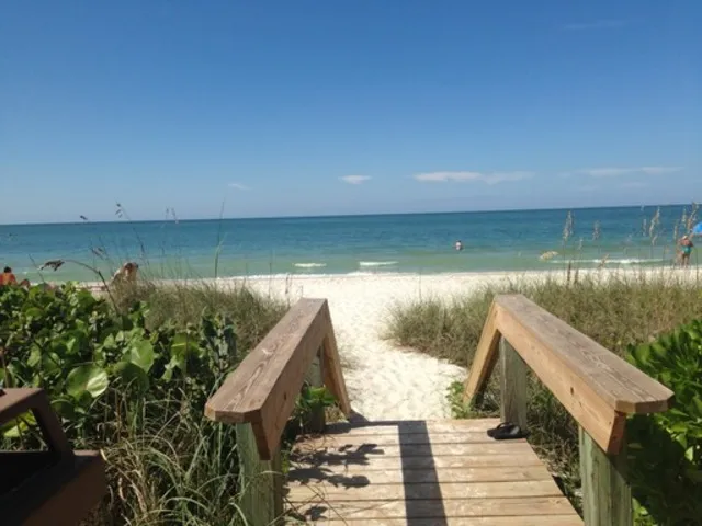 Just steps from the beach