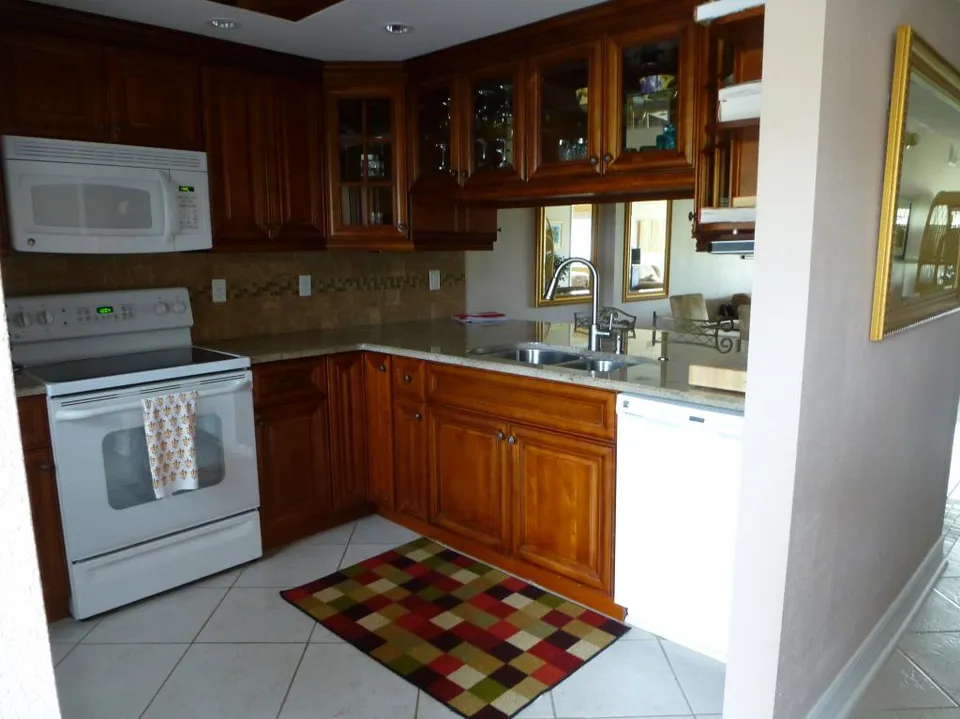 Renovated Kitchen with Granite countertops.