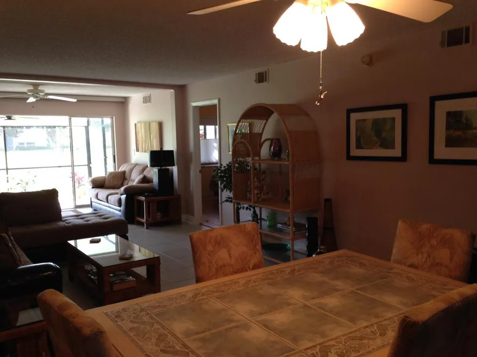 View from dining room 