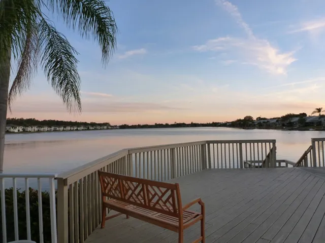 Relax on the deck, fish or kayak on the 37 acre lake behind the clubhouse