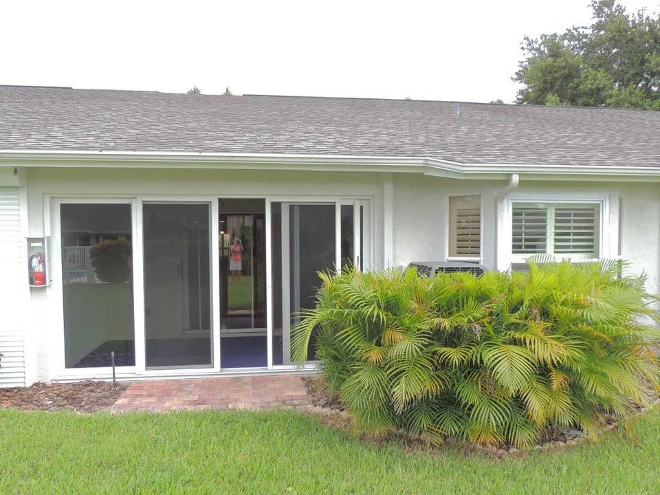 Rear photo of villa