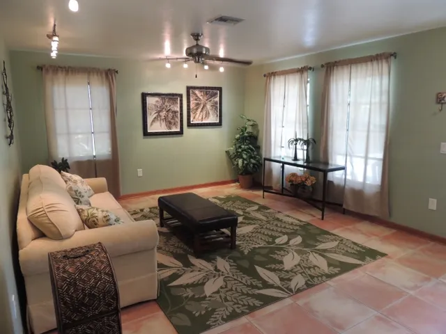The den has a sleeper sofa - home can sleep 8 