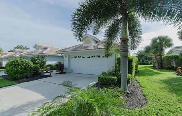 Front of Villa