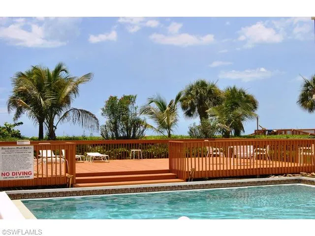 Beach side sun deck