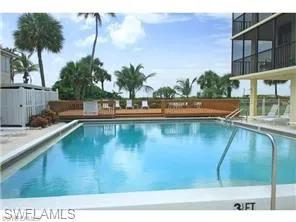 Beach side pool