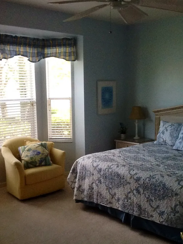 Master Bedroom over looking the lake