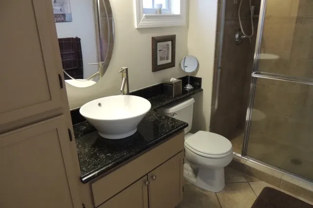 Master bath with walk in shower