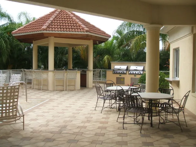 Grill and Cabana area for outdoor meals