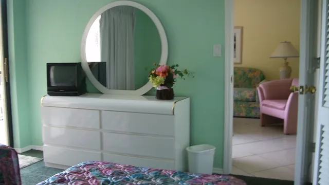 ANOTHER VIEW OF GUEST BDRM..LOTS OF STORAGE IN THE 6 DRAWER DRESSER & CLOSE