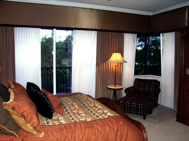 Master bedroom off Lanai/Golf Course