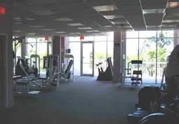 Complete workout facility for guest use