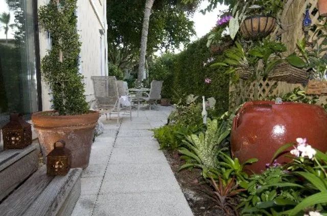 Your private landscaped patio.