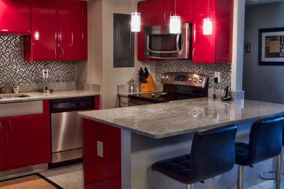 Kitchen and bar