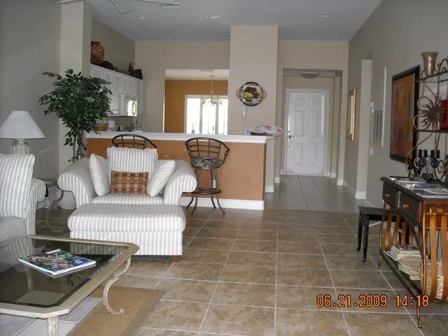 View of living area