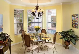 Sunny breakfast nook.