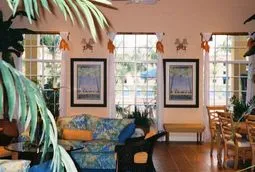 Beautiful clubhouse to read, relax, watch TV or surf the internet!