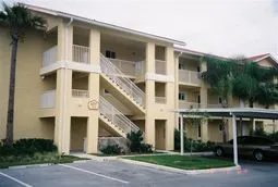 Front of condo.  Unit has reserved covered parking