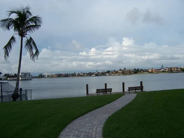 Boat dock on Venetian Bay