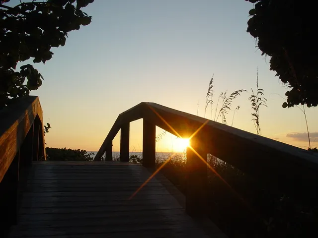 Sunset from the condo