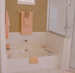 Enjoy a relaxing bath in your garden tub!