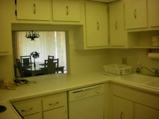Kitchen Looking At Dining Area.