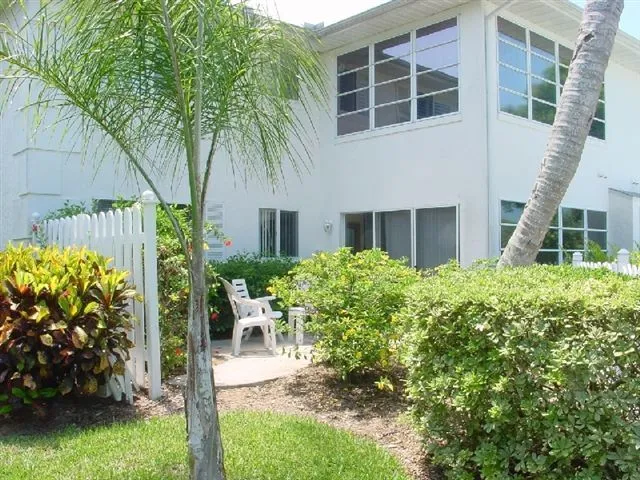 Your own patio that is pool adjacent!