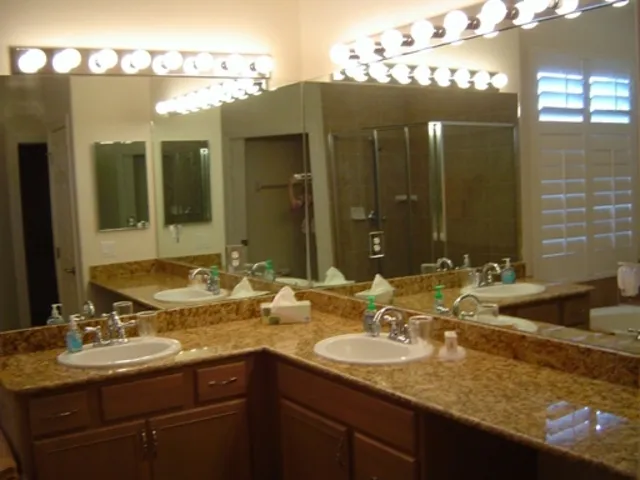 MASTER BATH INCLUDES DOUBLE VANITIES