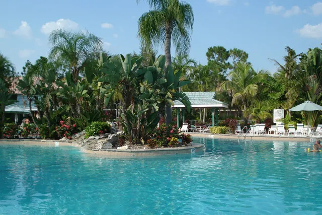 Enjoy one of the largest pools in all of south west florida. 