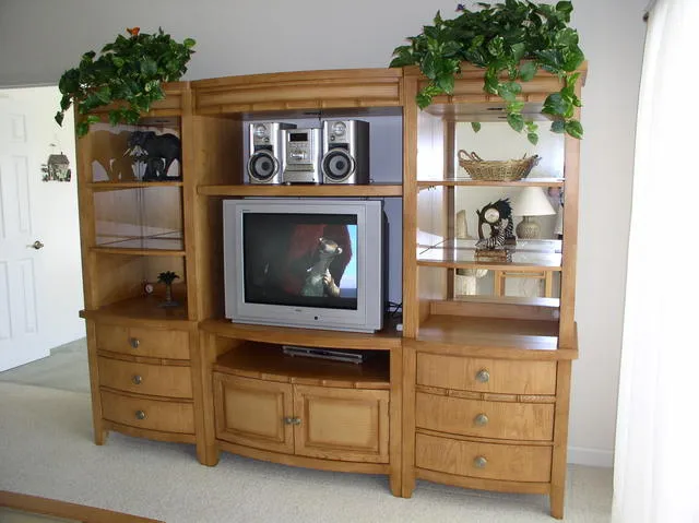 There is now a flat screen tv here