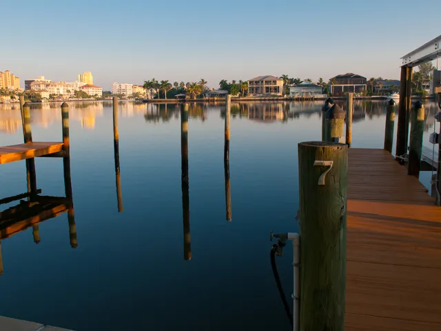 Use of a private boat dock for fishing or bring down your own boat.