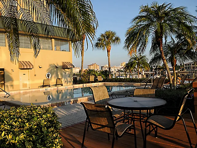 Plenty of room to sit by the pool and enjoy the great Naples weather!