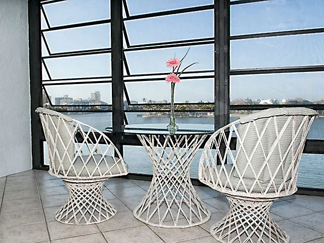 Enjoy the view from your Lanai on Vanderbilt Bay. Great views day & night!