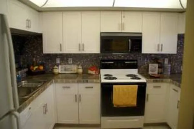 Kitchen front view