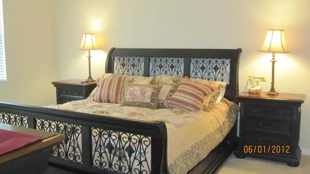 Master Bedroom - King bed with walk in closet, ensuite and walk out to lana
