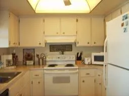 Fully fitted kitchen with as new appliances.