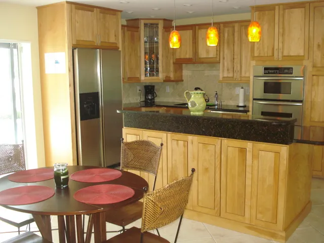 Fully stocked kitchen 