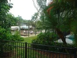 Side view of property