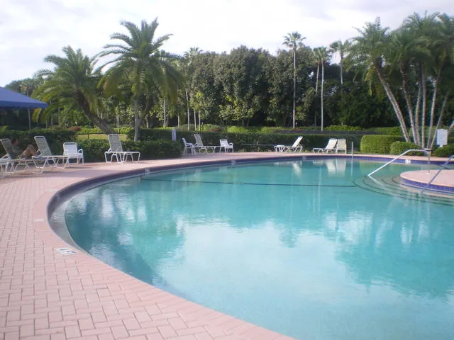 Heated swimming pool