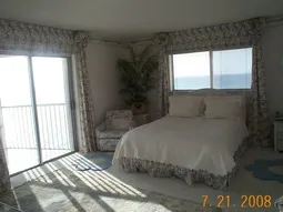 Ocean front views from all rooms including the master bedroom.