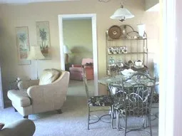 View from guest bedroom to living area. Master is beyond~