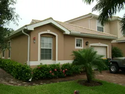 Front of Condo looking at Garage and Driveway
