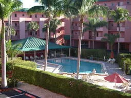 pool and spa area