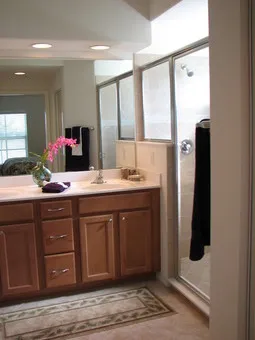 Master Bath with His & Her Walk in Closets