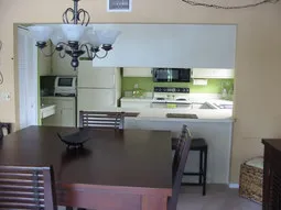 Very neat, bright kitchen