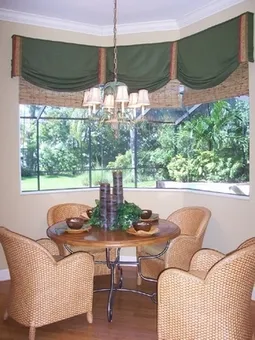 enjoy any meal looking out at the lanai and back yard